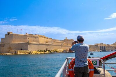 1-Day Hop-On Hop-Off Bus + Harbour Cruise Ticket - Stop 1: Grand Harbour catamaran to Valletta and the Three Cities