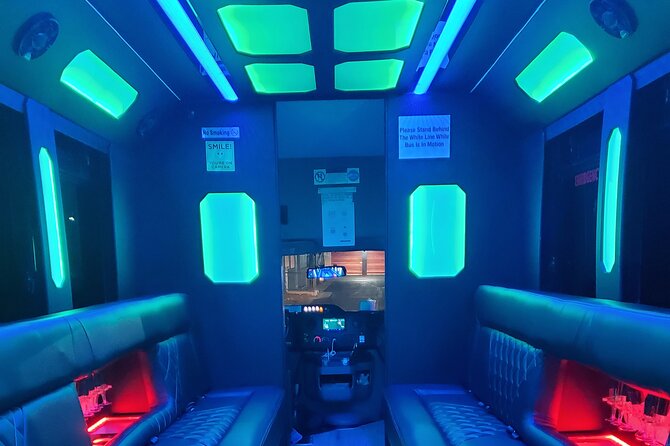 1 Hour Private Las Vegas Party Bus Tour - Your route: Welcome Sign, fountains, and the Sphere in one loop
