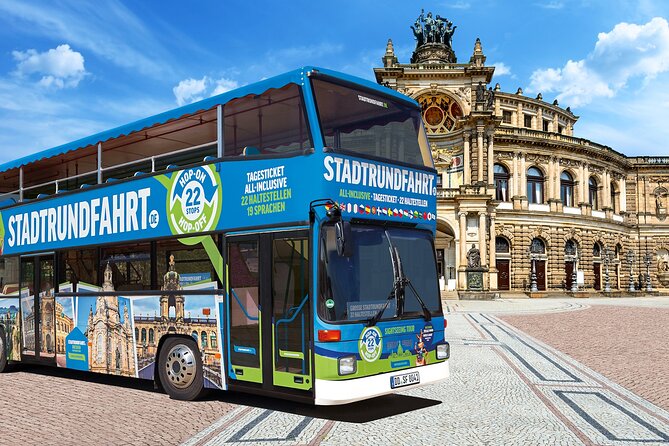 2 day ticket Grand City Tour Hop on Hop off 22 stops - Start at Postplatz: your easy meeting point in Dresden