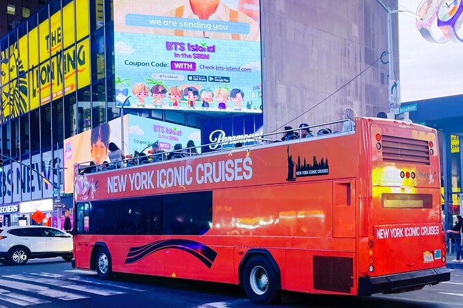 75-Minutes NYC Sightseeing Night Double Decker Bus Tour - World Trade Center Area Stop: Iconic Views With City Context