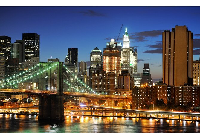 75-Minutes NYC Sightseeing Night Double Decker Bus Tour - Williamsburg Bridge Details: Big Engineering, Fast Night Sight