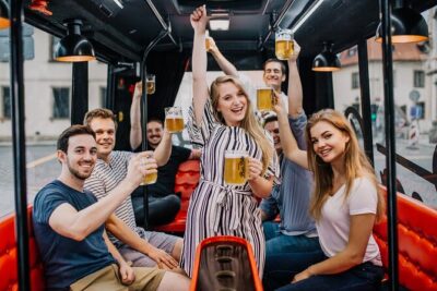Adults-only Prague Beer Bus Tour - Prague Castle from the outside: a view break, not a full visit