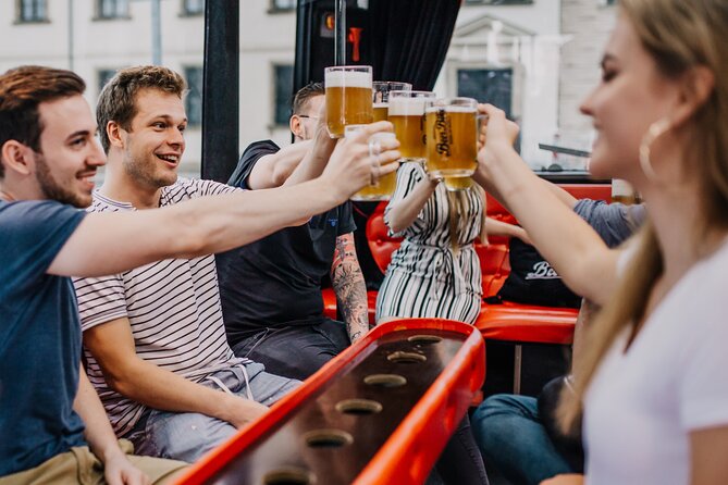 Adults-only Prague Beer Bus Tour - Pick-up, the mobile ticket, and avoiding the wait game