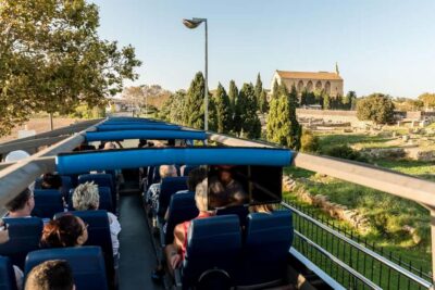 Alcudia: ALCUDIA City TOUR Open Top Bus, open-top bus tour - Hotel pickup and the timing reality check