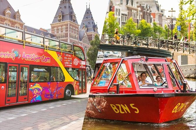 Amsterdam Hop-On Hop-Off 24h or 48h Bus and Boat Option - Bus-and-boat layout: how the day feels in real life