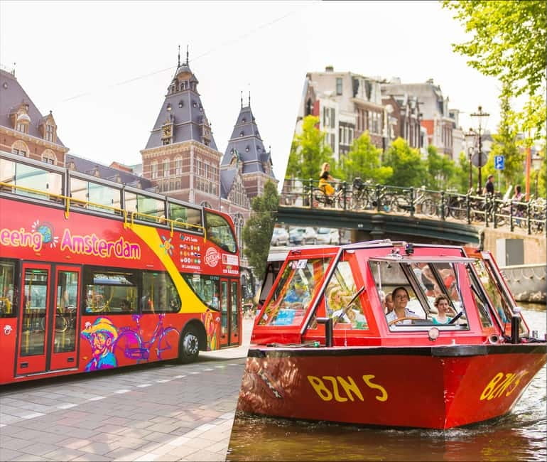 Amsterdam: Hop-On Hop-Off Bus and Boat options - Key points to know before you ride