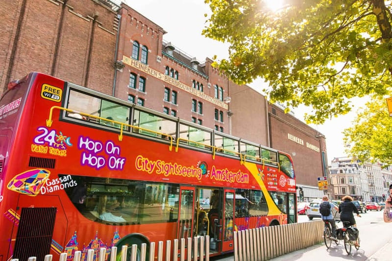 Amsterdam: Hop-On Hop-Off Bus and Boat options - Boarding from bus to boat: making the transfer effortless