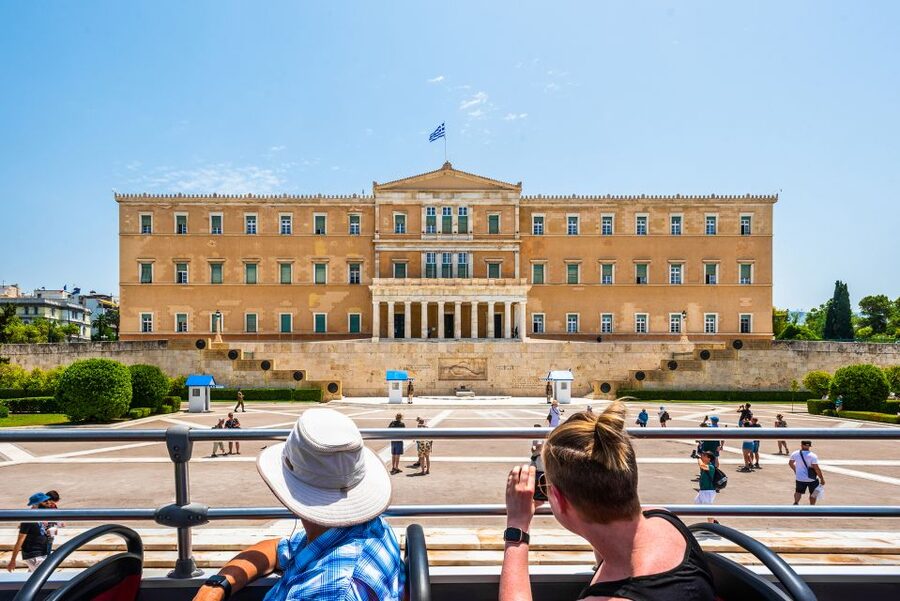Athens: City Sightseeing Hop-On Hop-Off Bus Tour - Syntagma Square and the City-Center Loop (90 Minutes of Big Names)