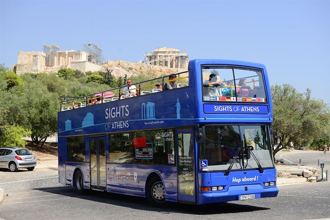 Athens Combo Ticket: Full-Day Cruise and Hop on Hop off Bus - Hop-on Hop-off routes: Acropolis, Plaka, Parliament, and Panathenaic Stadium