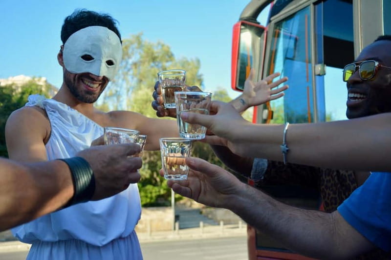 Athens: Immersive Theatre Bus Tour & Ancient History - A bus ride that feels like a moving stage