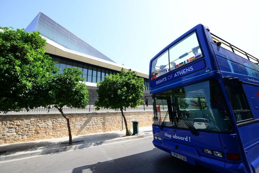 Athens, Piraeus, and Coastline: Blue Hop-On Hop-Off Bus - Accessibility and comfort: low-floor boarding, but choose your seat smart