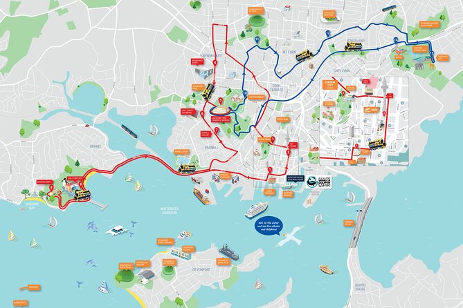 Auckland Explorer: Sightseeing Hop-on Hop-off Tour - War Memorial Museum, Domain Wintergardens, and the “central hills” feel