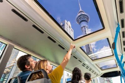 Auckland: Hop-On Hop-Off Explorer Bus Ticket - Red Inner Tour: from downtown Auckland to Kelly Tarlton’s