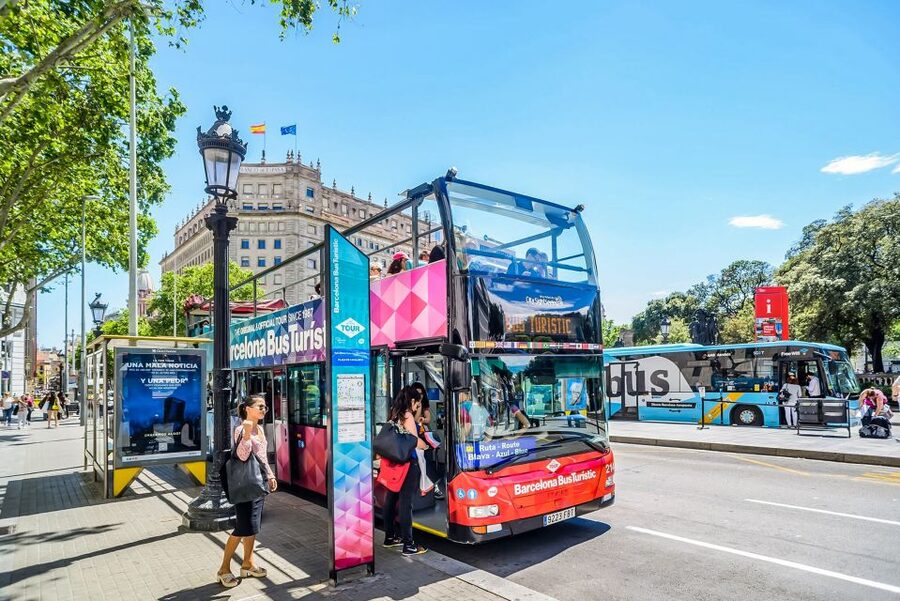 Barcelona: City Sightseeing Hop-On Hop-Off Bus Tour - Blue Line: Modernisme, Tibidabo Area, and Camp Nou