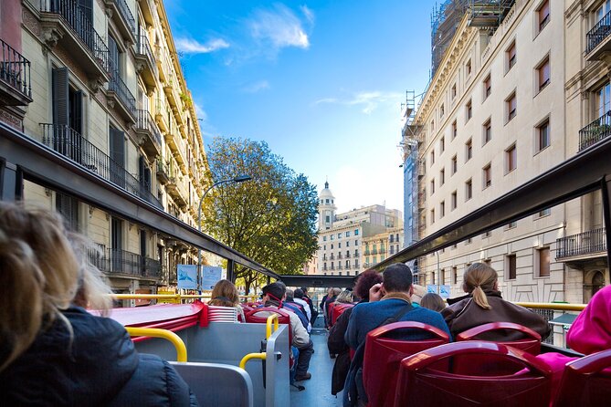 Barcelona City Tour Hop-On Hop-Off with Optional Boat - West Route: Born District, Montjuïc Area, and Museum Stops