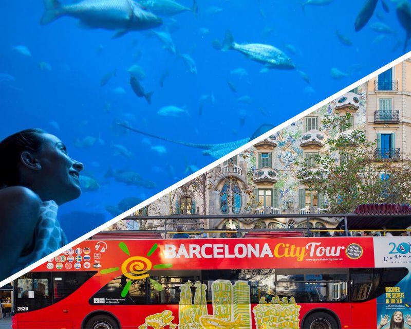 Barcelona: Hop-On Hop-Off Bus & Aquarium Tour - How the Hop-On Hop-Off Bus Really Fits Barcelona Days