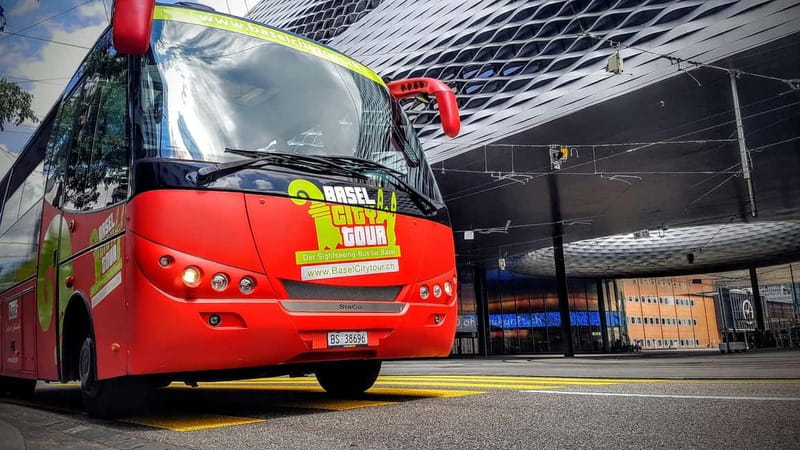 Basel: Sightseeing Bus Tour with Audio Guide - Getting your bearings in Basel’s old center: squares, churches, and famous façades