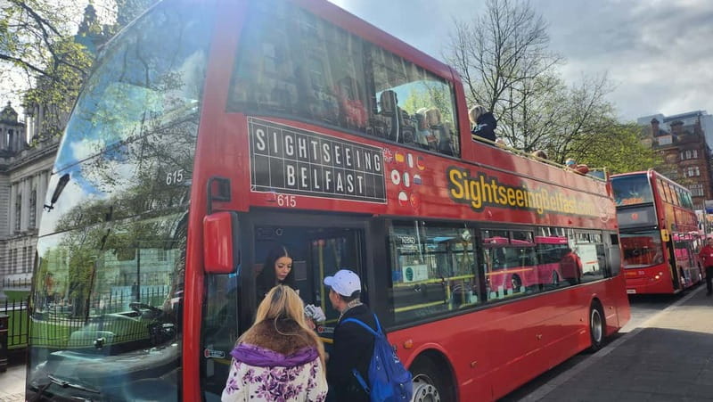 Belfast: Hop-On Hop-Off Belfast Open Top Bus Tour - Peace Wall and Crumlin Road Gaol: the hard stops you’ll remember