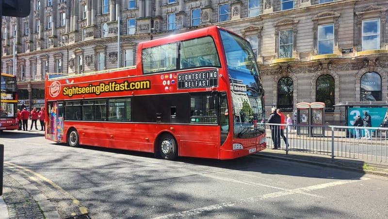Belfast: Hop-On Hop-Off Belfast Open Top Bus Tour - The onboard guide and audio: what to listen for