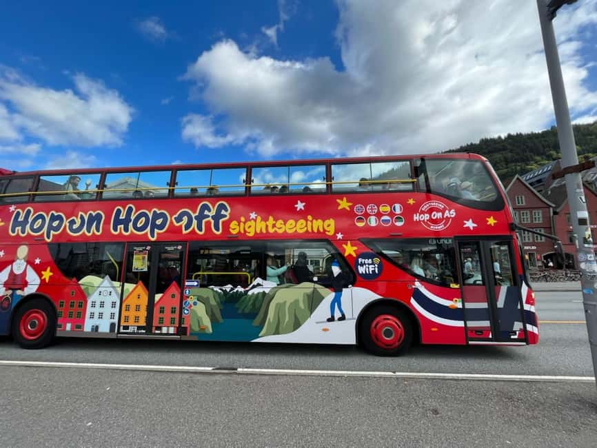 Bergen: 24-Hour Hop-On Hop-Off Bus Ticket - Bergen Cruise Terminal to 13 stops: how the 24 hours really works