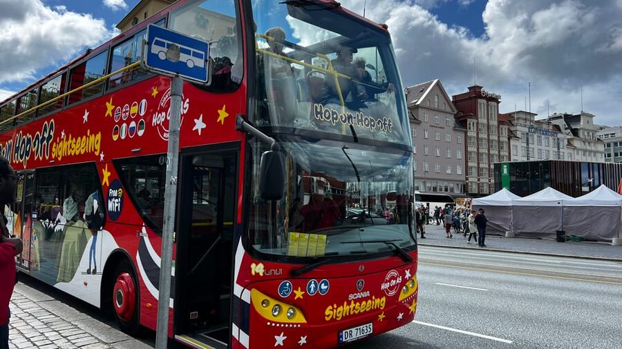 Bergen: 24-Hour Hop-On Hop-Off Bus Ticket - Norwegian Fisheries Museum and Beffen discounts you can use