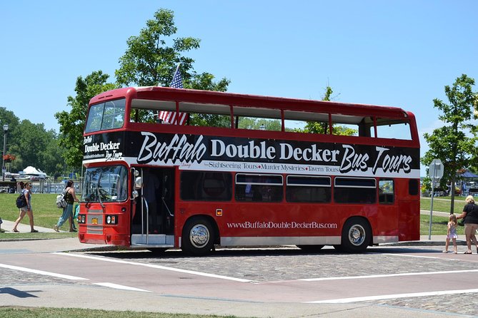 Best of Buffalo Double Decker Bus Tour - Entering the Buffalo Naval Park in the best possible way