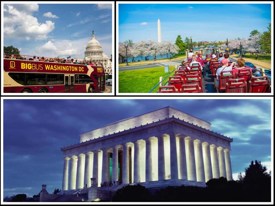 Best of DC: Hop-on Hop-off Bus Tour & Night Tour (Save 40%) - How the Big Bus Pass Lets You See DC on Your Schedule