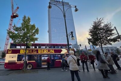 Big Bus Berlin Panoramic Night Tour by Open-Top Bus - The first half: TV Tower, East Side Gallery, Kreuzberg, and Red Town Hall