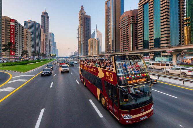 Big Bus Dubai Hop-On, Hop-Off Sightseeing Tour by Open-Top Bus - Downtown to the Creek: Burj Khalifa views and classic Dubai walking