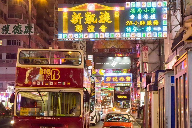 Big Bus Hong Kong Panoramic Night Tour by Open-Top Bus - The Kowloon night route: neon, markets, and landmark rhythm