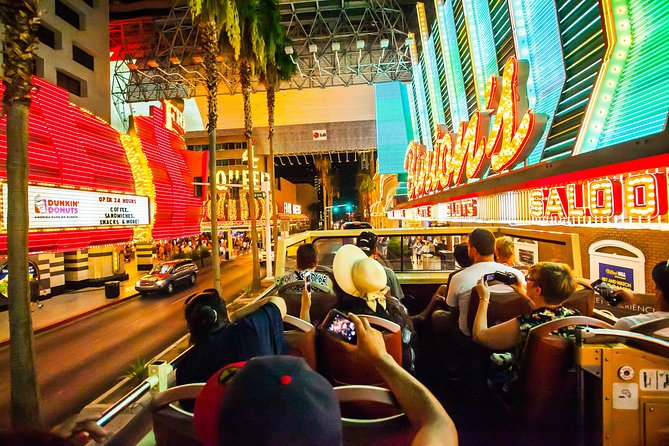 Big Bus Las Vegas: Sightseeing Night Tour by Open-Top Bus - Open-Top Upper Deck Moments: Bellagio Fountain From Your Seat