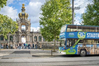 Big city tour hop on hop off 22 stops - Where you start: Postplatz/Zwinger and finding Stop 1