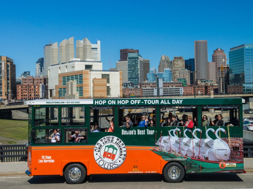 Boston: Hop-on Hop-off Old Town Trolley Tour - Where You Board: Long Wharf Marriott Area and Stop #7 Transfers
