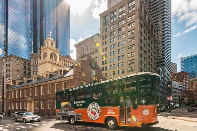 Boston Hop-On Hop-Off Trolley Tour with 13 Stops - Start at 200 Atlantic Avenue: the Waterfront and Faneuil Hall in one click