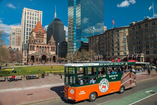 Boston Shore Excursion: Boston Hop-On Hop-Off Trolley Tour - Copley, Trinity Church, and the downtown-to-Seaport handoff