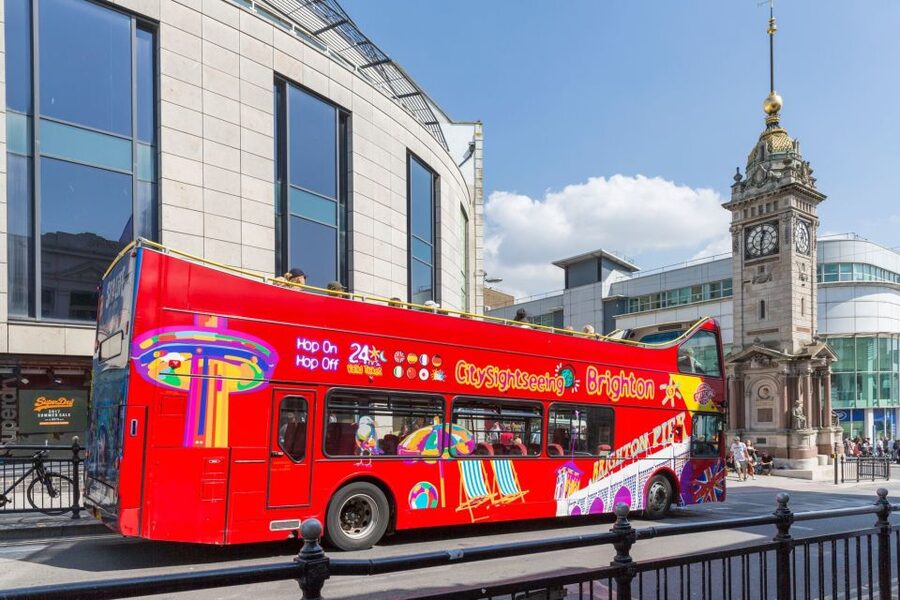 Brighton: City Sightseeing Hop-On Hop-Off Bus Tour - Enter Brighton the easy way from the open-top deck