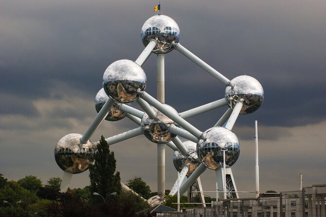 Brussels Highlights Walking and Bus Tour w/ Waffle - Atomium at Heysel: 15 minutes for photos, and plan for extra entry costs
