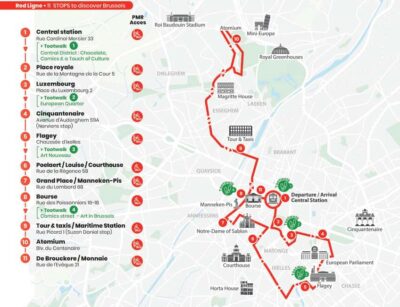 Brussels: Hop-On Hop-Off Bus Tour - Grand Place and Manneken-Pis: the payoff stop on the red route