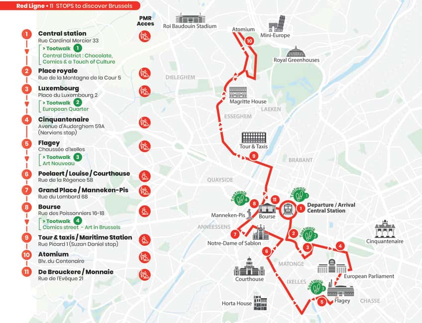 Brussels: Hop-On Hop-Off Bus Tour - Grand Place and Manneken-Pis: the payoff stop on the red route