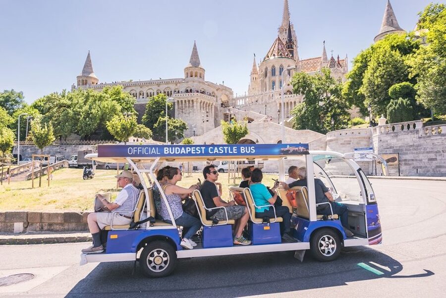 Budapest: Official Buda Castle Electric Hop-On Hop-Off Bus - Boarding at Clark Adam Square and How the Loop Works