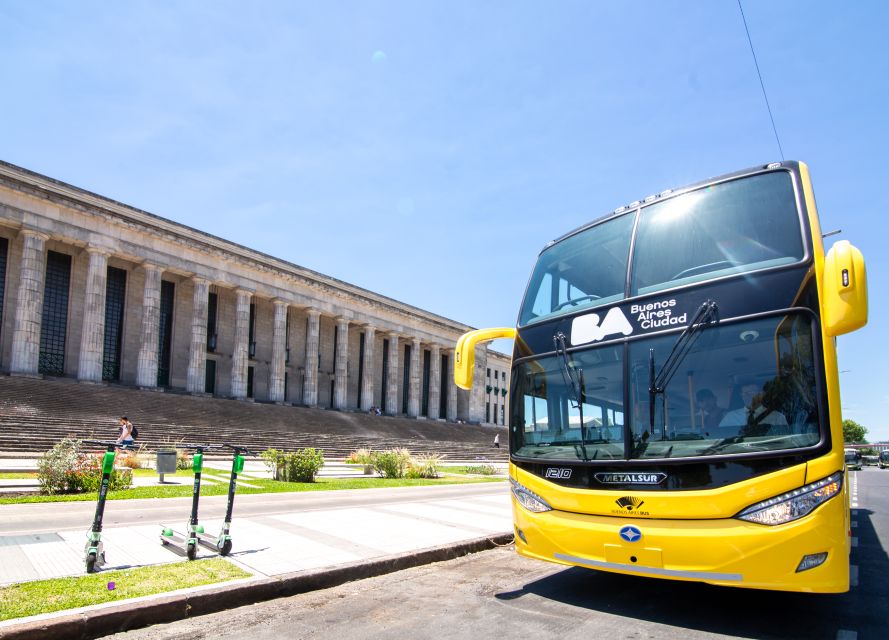 Buenos Aires Hop-On Hop-Off Bus and Exclusive Benefits - Plaza de Mayo, the Obelisk, and Teatro Colón: center-city orientation