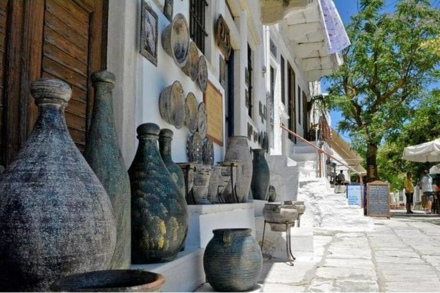 Bus Tour Around the island of Naxos - The Kouros statue and the ride back with coastline views