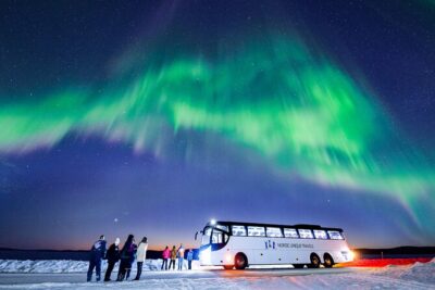 Bus Tour with Hunting Northern Lights - The Bus Ride Experience: English Guide, Warm Drink, and How You’re Kept Busy