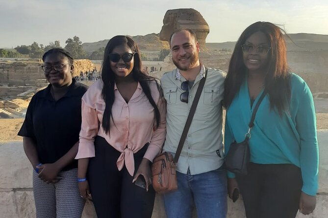 Cairo By Big Bus full day From Hurghada (Pyramids-sphinx-Egyptian Museum-Lunch) - Giza Pyramids and Great Sphinx: A timed circuit with real payoff