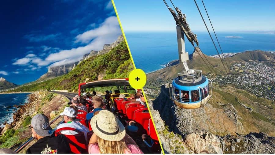 Cape Town: Table Mountain Cable Car, Hop-On Hop-Off Bus Tour - Entering Cape Town from the V&A Waterfront and Getting Set for Table Mountain