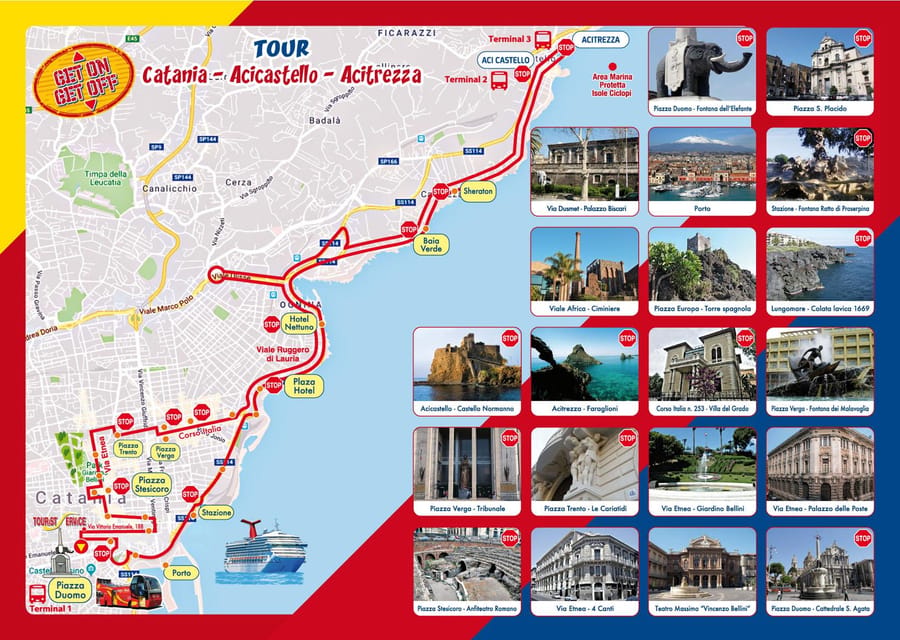 Catania: Hop-On Hop-Off Bus to Acicastello and Acitrezza - Acicastello and the Norman castle: when hopping off pays off