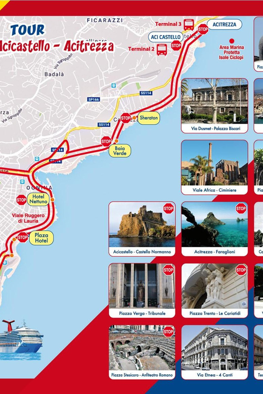 Catania: Hop-On Hop-Off Bus to Acicastello and Acitrezza - Riding the top deck: views, timing, and the audio experience