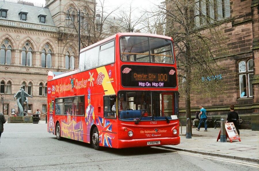 Chester: City Sightseeing Hop-On Hop-Off Bus Tour - River Dee and Chester Canal views: the best time for photos