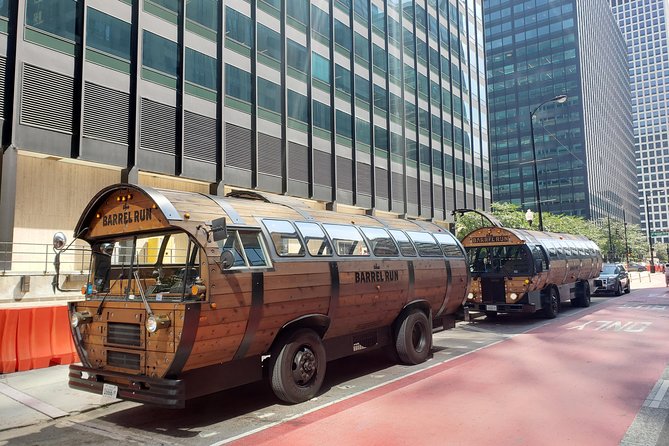 Chicago Craft Brewery Barrel Bus Tour - River North to the Barrel Bus: where you meet and what the ride feels like