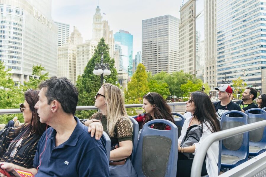 Chicago: Hop-on Hop-off Sightseeing Tour by Open-top Bus - Boarding at the Chicago Riverwalk: 98 E Wacker Drive